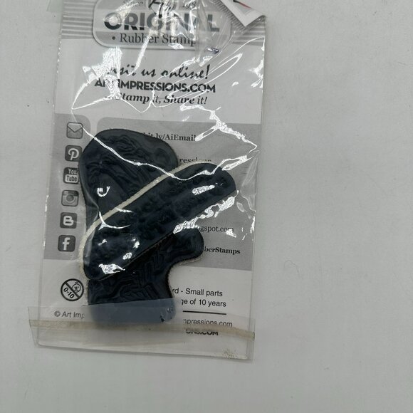 NIP New AI Art Impressions Unmounted 4194 Buzzard Set Happy Birthday Scrapbook - Picture 2 of 2